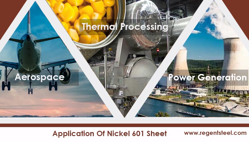 Application of nickel 601 sheet