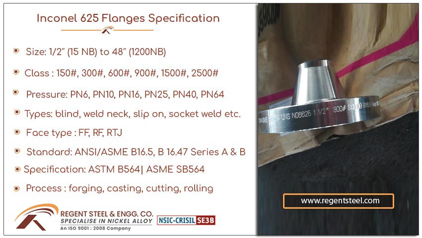 inconel 625 flanges specification